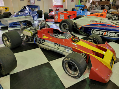 Ken Petrie's red Brabham BT38 in November 2024. Copyright Matt Christ 2024. Used with permission.