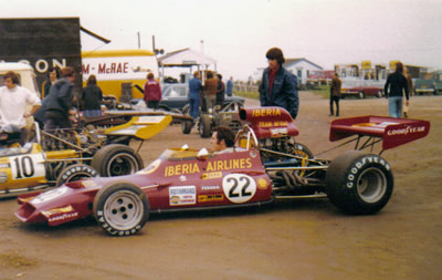 Graham McRae in GM1-015 at Snetterton October 1973. Copyright Dave Cogman 2006. Used with permission.