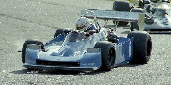 Mike Nugent in his Argo "JM8" leads David Lambe's Lola T460 at Kirkistown in 1980. Copyright Con Connolly 2022. Used with permission. Mike Nugent in his Argo "JM8" leads David Lambe's Lola T460 at Kirkistown in 1980. Copyright Con Connolly 2022. Used with permission.