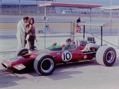 Bob Esseks' McLaren M10A at the SCCA Runoffs at Daytona in November 1969. Copyright Frank Cornell 2019. Used with permission.