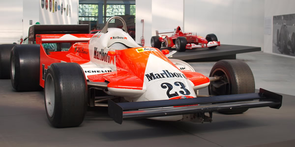 This Alfa Romeo resides in the Museo Nazionale dell'Automobile, formerly known as the Biscaretti Collection.  It appears to be in early-1981 179C specification. Licenced by Tomislav Medak under Creative Commons licence Attribution-ShareAlike 2.0 Generic (CC BY-SA 2.0). Original image has been cropped.