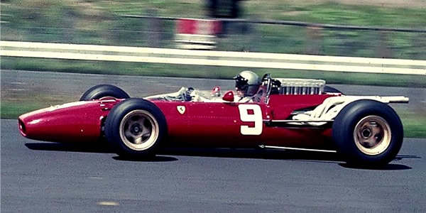 Lorenzo Bandini in his Ferrari 312 during practice for the 1966 German GP. Licenced by Lothar Spurzem under Creative Commons licence Attribution-ShareAlike 2.0 Germany. Original image has been cropped. Lorenzo Bandini in his Ferrari 312 during practice for the 1966 German GP. Licenced by Lothar Spurzem under Creative Commons licence Attribution-ShareAlike 2.0 Germany. Original image has been cropped.