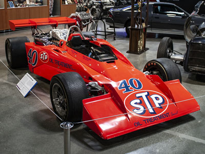 The Lola T272 on display in the World of Speed Museum in September 2018. Licenced by Greg Myers under Creative Commons licence Attribution-NonCommercial-NoDerivs 2.0 Generic. Original image has been cropped.