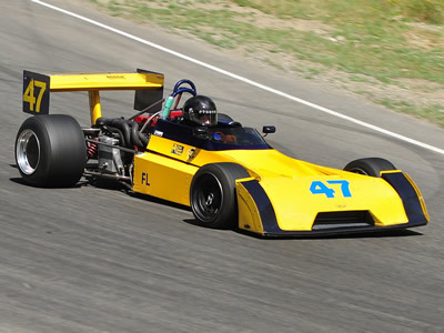 Skip Jones in his Chevron B27 at the 2013 Pacific Northwest Historics. Copyright Jim Culp 2018. Used with permission.