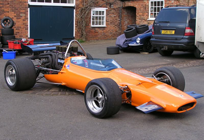 Barry Davison's McLaren M10B in August 2006. Copyright Barry Davison 2006. Used with permission.