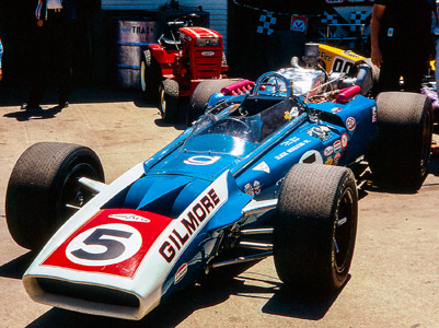 Gordon Johncock's 1970 Eagle during practice for the 1970 Indy 500. Copyright Richard Deming 2016. Used with permission.