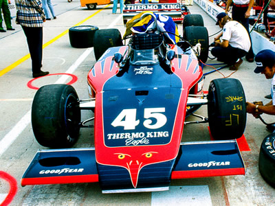 The Gerhardt Racers 1972 Eagle being prepared for Gary Bettenhausen at the 1976 Indy 500. Copyright Richard Deming 2016. Used with permission.