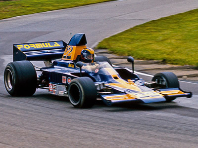 John Benton in his Formula-liveried Lola T330 at Mid-Ohio in 1976. Copyright Richard Deming 2016. Used with permission.