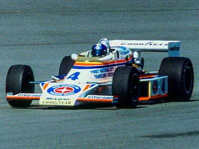 Johnny Rutherford #4 Team McLaren at Michigan in 1978. Copyright Richard Deming 2016. Used with permission.