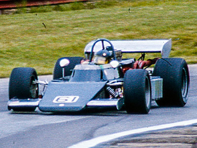 Roger Bighouse in the Rassey at Mid-Ohio in 1976. Copyright Richard Deming 2017. Used with permission.