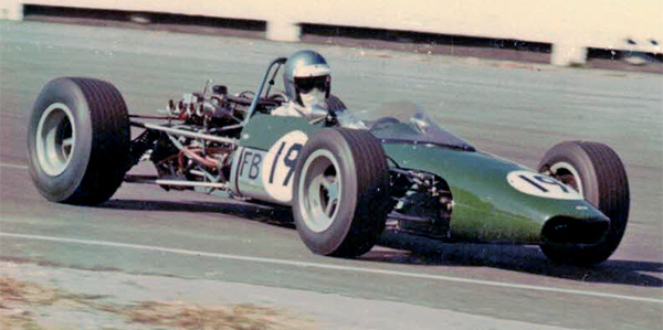 Dan Murphy in his Winkelmann WDB1 at Milwaukee in 1968. Copyright Jacques Dresang 2025. Used with permission.