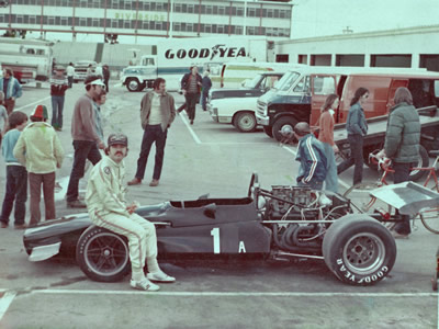 Jerome Dunwoody with his Lola T140 in the paddock at Riverside. Copyright Jerome Dunwoody 2014. Used with permission. Jerome Dunwoody with his Lola T140 in the paddock at Riverside. Copyright Jerome Dunwoody 2014. Used with permission.