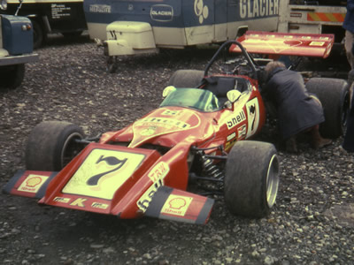 The Kitchmac at its last known race, at Brands Hatch in October 1973. Copyright Dr Brian S Ellis 2016. Used with permission.