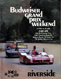 Riverside 1980 program Cover