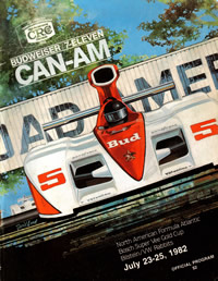 Road America 1982 program Cover