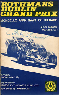 Mondello Park 2 May 1971 Formula 5000 program