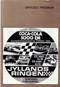 Jyllands-Ringen 23 Sep 1973 Formula 5000 program