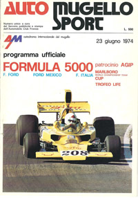 Mugello 23 Jun 1974 Formula 5000 program
