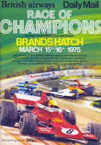 Brands Hatch Race of Champions 15 Mar 1975 Formula 5000 program