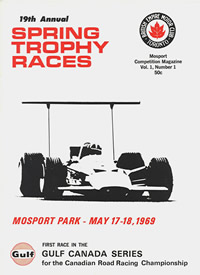 Mosport Park May 1969 Program Cover
