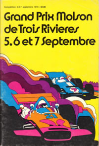 Trois-Rivières Sep 1970 Program Cover