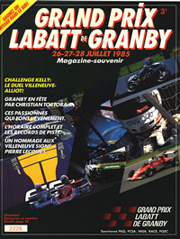 Granby 1985 program cover
