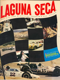 Laguna Seca 1969 program Cover