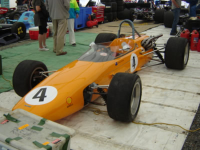 Lindsay O'Donnell's McLaren M4A at the 2010 McLaren Festival in New Zealand. Copyright Mike Feisst 2014. Used with permission.