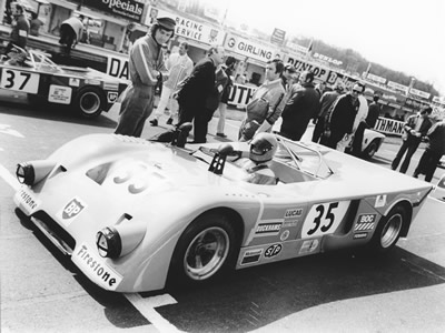 John Bamford at Brands Hatch in April 1972, the last known outing for this car. Copyright Ted Walker 2009. Used with permission.