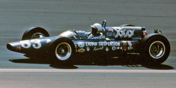 Walt Hansgen in the MG Liquid Suspension Spl at the 1964 Indy 500. Copyright Ted Walker 2020. Used with permission. Walt Hansgen in the MG Liquid Suspension Spl at the 1964 Indy 500. Copyright Ted Walker 2020. Used with permission.