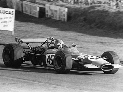 Beric Ewin in his Lotus 48 at the Boxing Day Brands Hatch meeting in 1971. Copyright Ted Walker 2010. Used with permission.