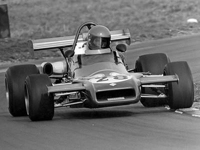 Roy Baker in the MRE Formula Atlantic at Snetterton in 1974. Copyright Ted Walker 2012. Used with permission.