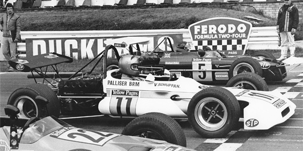 Vern Schuppan in the factory Palliser WDB4 at Brands Hatch in 1971. Copyright Ted Walker 2021. Used with permission. Vern Schuppan in the factory Palliser WDB4 at Brands Hatch in 1971. Copyright Ted Walker 2021. Used with permission.