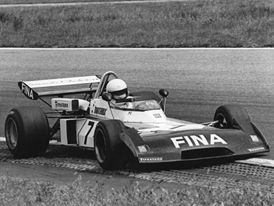José Dolhem in the B&O Surtees TS15 at Hockenheim in June 1974. Copyright Ted Walker 2020. Used with permission.