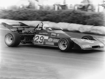 Bob Salisbury in the Gerard Racing Formula Atlantic Surtees TS15 at Mallory in March 1973. Copyright Ted Walker 2020. Used with permission.