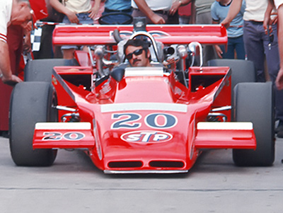 STP's rebodied McNamara T500 received further bodywork changes for Jigger Sirois to try out during practice for the 1972 Indy 500. Copyright First Turn Productions LLC 2022. Used with permission.