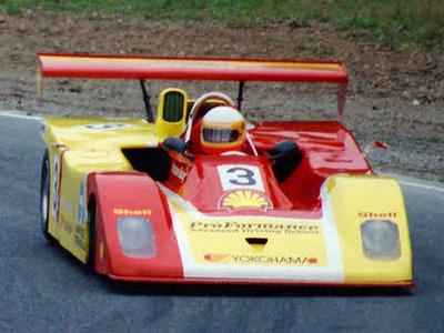 Ross Bentley in the BPS-1 at Westwood in October 1990. Copyright Gerry Frechette 2026. Used with permission.