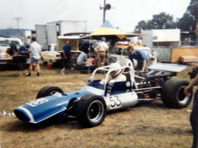 Chuck Frederick in the ex-Reinold McKee at Road America in 1971. Copyright Steve Frederick 2014. Used with permission.