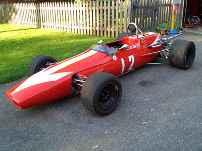 Tim Gaffney's restored Lola T100 in 2006. Copyright Tim Gaffney 2006. Used with permission.