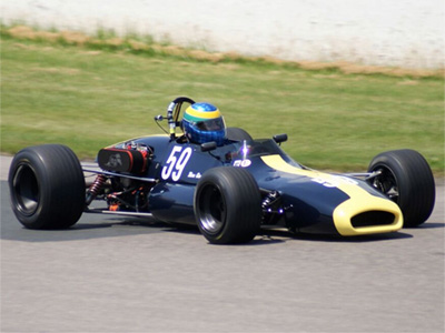 Marc Giroux in his Brabham BT29 at the VARAC Vintage GP at Mosport Park in June 2017. Copyright Peter Viccary (<a href='http://www.gladiatorroadracing.ca/' target='_blank'>gladiatorroadracing.ca</a>) 2021. Used with permission. Marc Giroux in his Brabham BT29 at the VARAC Vintage GP at Mosport Park in June 2017. Copyright Peter Viccary (<a href='http://www.gladiatorroadracing.ca/' target='_blank'>gladiatorroadracing.ca</a>) 2021. Used with permission.