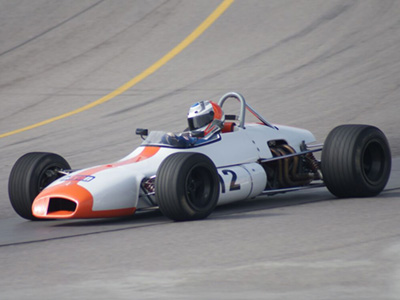 Dave Handy in his Brabham BT29 at the VARAC Vintage Festival at Mosport Park in June 2009. Copyright Peter Viccary (<a href='http://www.gladiatorroadracing.ca/' target='_blank'>gladiatorroadracing.ca</a>) 2021. Used with permission. Dave Handy in his Brabham BT29 at the VARAC Vintage Festival at Mosport Park in June 2009. Copyright Peter Viccary (<a href='http://www.gladiatorroadracing.ca/' target='_blank'>gladiatorroadracing.ca</a>) 2021. Used with permission.