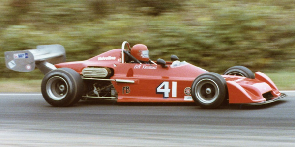 Bill Kneeland's Chevron B39 at the SCCA Runoffs in 1977. Copyright Peter Viccary (<a href='http://www.gladiatorroadracing.ca/' target='_blank'>gladiatorroadracing.ca</a>) 2021. Used with permission.