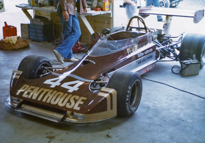 Elliot Forbes-Robinson's Penthouse Lola T360 at Mosport Park in July 1975. Copyright Peter Viccary (<a href='http://www.gladiatorroadracing.ca/' target='_blank'>gladiatorroadracing.ca</a>) 2021. Used with permission.