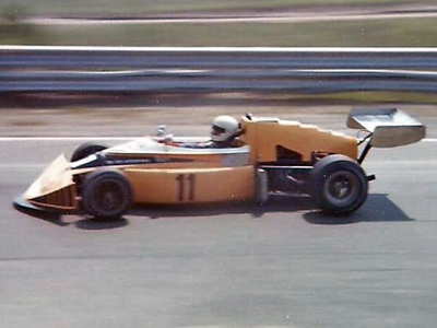 Rick Shea was a non-starter at Mosport in August 1976 in his March 722/75B. Copyright Peter Viccary (<a href=http://www.gladiatorroadracing.ca/ target=_blank>gladiatorroadracing.ca</a>) 2021. Used with permission.