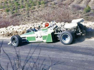 Alfonso Tórmez in his Brabham BT38 at Subida a Tosos in 1979. Copyright Enric Guillamot 2024. Used with permission. Alfonso Tórmez in his Brabham BT38 at Subida a Tosos in 1979. Copyright Enric Guillamot 2024. Used with permission.