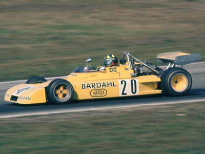 Wilson Fittipaldi in his Bardahl Brabham BT38 at Hockenheim in October 1972. Copyright Walter C Harbers III 2021. Used with permission. Wilson Fittipaldi in his Bardahl Brabham BT38 at Hockenheim in October 1972. Copyright Walter C Harbers III 2021. Used with permission.