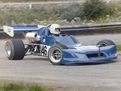 John Hart's Brabham BT38 after it was rebuilt on a BT40 tub and fitted with Falconer bodywork. Copyright Doug Hart 2011. Used with permission.