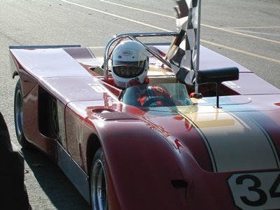 John Hawkes in his Chevron B19. Copyright John Hawkes 2016. Used with permission.