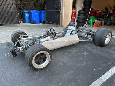 Art Hebert's 1971 Lotus 69 FB in November 2023. Copyright Art Hebert 2024. Used with permission.