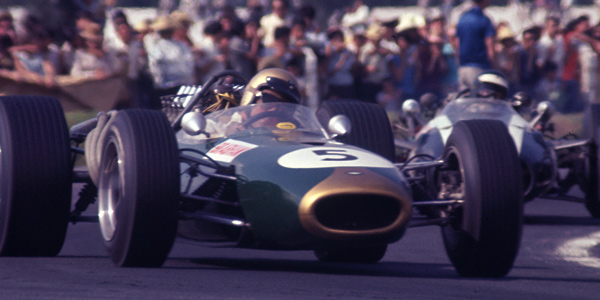 Jack Brabham in his new Brabham BT20 at the 1966 United States Grand Prix.  Copyright The Henry Ford. Used with permission.